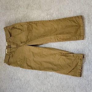 Universal Threads highest rise twill work pants 16/33S, dark olive oil green